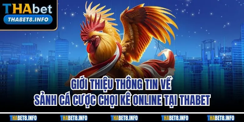 Giới thiệu thông tin về sảnh cá cược chọi kê online tại THABET