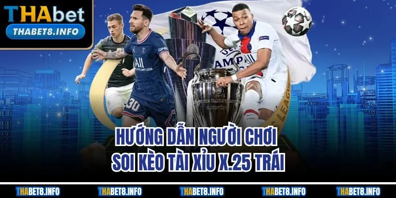 Hướng dẫn người chơi soi kèo tài xỉu X.25 trái